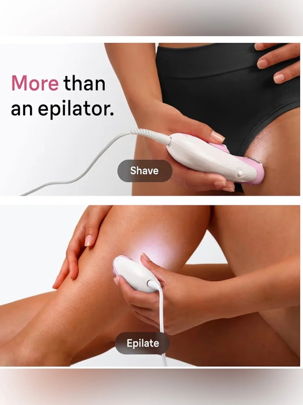 Silk-épil 3 Women's Electric Epilator & Shaver long lasting hair removal NIOB